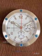 Replica Hublot 34cm Wall Clock On Sale - Steel Case White Face